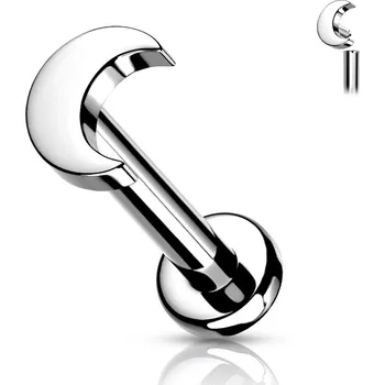 Piercing Šperky4U Piercing do brady - labreta, měsíček - TIT1099-1208