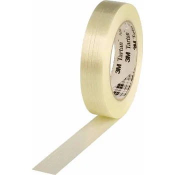 Lepicí páska Vláknitá páska pro balení těžkého a nebezpečného zboží, šířka 25 mm x 50 lfm, síla 100µ