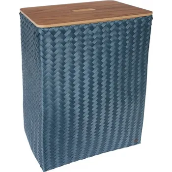 Úložný box HANDED BY Úložný koš s víkem Grand superb & lid, steel blue