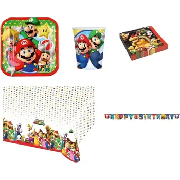 Party dekorace Párty set SUPER MARIO
