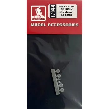 Plastikový model Brengun 1/144 Bf-109 K - wheel set (2 sets)