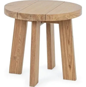 Zahradní stůl BIZZOTTO kulatý konferenční stolek BOLIVAR ø50 cm