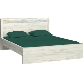 Postel INDIANAPOLIS k | dvoulůžko I-19 160x200 cm | kraft bílý