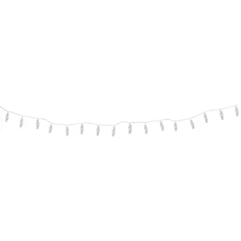 Home Deco Light LED girlanda s 12 sponkami na fotky | 2 barvy světla Variant: Bílé světlo