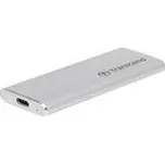 Transcend ESD260C 1TB USB 3.1 Gen2 (USB-C) Externí SSD disk (3D TLC), 520MB/R, 460MB/W, kompaktní rozměry, stříbrný TS1T (TS1TESD260C)