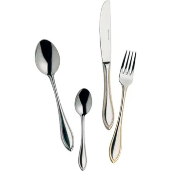 Příbor luxusní sada příborů Mulex Boston 72 dílů v kufru SILVER (luxusní sada příborů Mulex Boston 72 dílů v kufru SILVER)