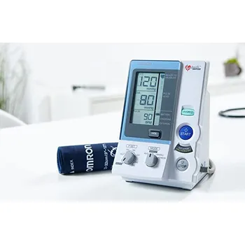 Tlakoměr Profesionální digitální tlakoměr HEM-907 na paži, auskultační a oscilometrické měření, síť. zdroj - Omron