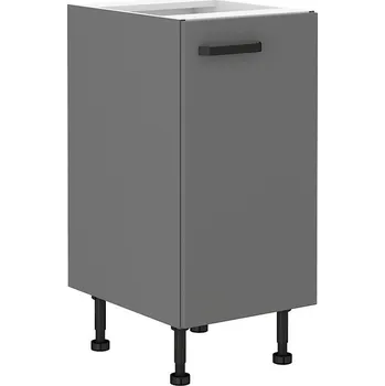 Kuchyňská skříňka Spodní skříňka na nožičkách 40 D 1F BB NESSA antracit