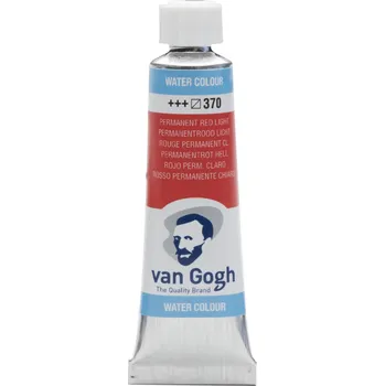 Výtvarná barva Akvarelová barva v tubě Van Gogh 10 ml - 370 Permanent Red Light