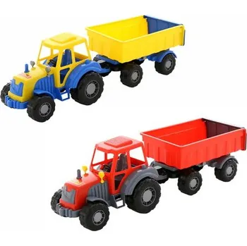 autíčko Traktor Altaj s přívěsem, 57cm