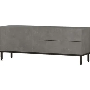 Televizní stolek KALUNE DESIGN dřevěný TV stolek LIVA šedý 921YRD1110