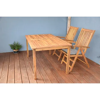 Zahradní stůl Vingo Dřevěný stůl z akácie - 150 x 90 cm