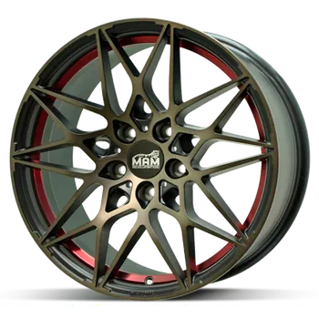 Disk Alu disk MAM B2 BRI 8x18 5x112 ET30 bronzový červený