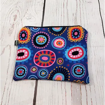 Kosmetická taška Yháček Kosmetická taštička Yháček, Květy na modré