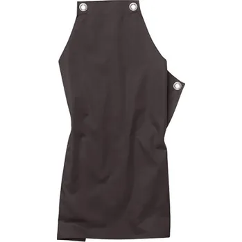 Pracovní zástěra Cg Workwear Potenza X Dlouhá zástěra s laclem 00141-01 Chocolate 90 x 71 cm