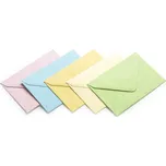 Galeria Papieru obálky mix pastelové 70x100mm, 130g, 50ks
