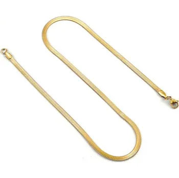 Šperkovnice Plochý náhrdelník z nerezové oceli 316L