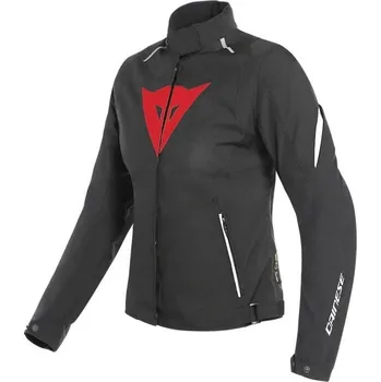 Pánská vesta Dámská bunda na moto Dainese LAGUNA SECA 3 D-DRY BLACK/LAVA-RED/WHITE vel. 40