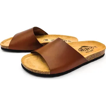 Dámské pantofle Dámské kožené pantofle 186094 VAQUETILLA TAUPE Plakton hnědá Barva: taupe, Velikost: 40