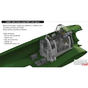 Plastikový model Eduard 1/48 A6M2-N Rufe cockpit PRINT (EDUARD)