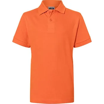 Chlapecké tričko James&amp;Nicholson Dětská polokošile JN070K Dark Orange S (110/116)
