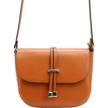 Kabelka Kožená crossbody kabelka Luka 20-028 camel