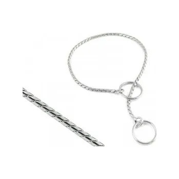 Obojek pro psa Obojek vystavovací hadí řetízek 70cm × 0,5 cm