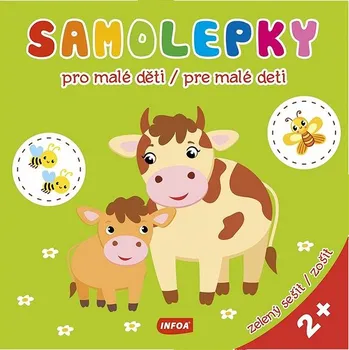 Samolepky pro malé děti/pre malé deti: zelený sešit/zošit Kniha