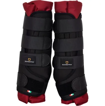 Ochrana nohy a ocasu Stájové kamaše Equestro - 2ks, L, černá/