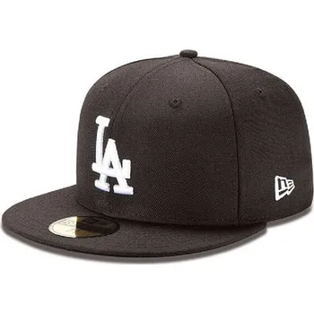Kšiltovka Kšiltovka New Era 5950 MLB Basic Los Angeles Dodgers Black White