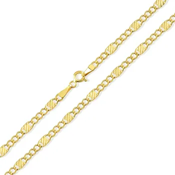 Řetízek Lillian Vassago Celozlatý unisex řetízek Pancer LLV31-GCH063 Barva zlata: Žlutá, Délka řetízku: 45 cm