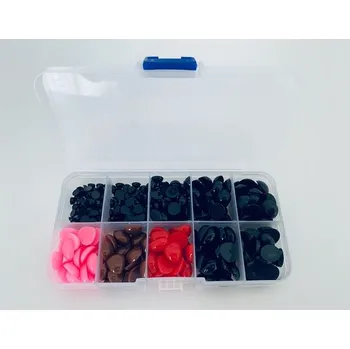 Sada nalepovacích očí a čumáčků mix 330ks (Mix velikostí)