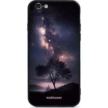 Pouzdro na mobilní telefon Lesklý kryt Mobiwear Glossy - Apple iPhone 6S - G005G Strom s galaxií (Prémiové lesklé pouzdro, obal, kryt Mobiwear Glossy na mobil Apple iPhone 6S - G005G Strom s galaxií, materiál Plast + TPU silikon - krytí po všech stranách, neošoupatelný potisk, tenk