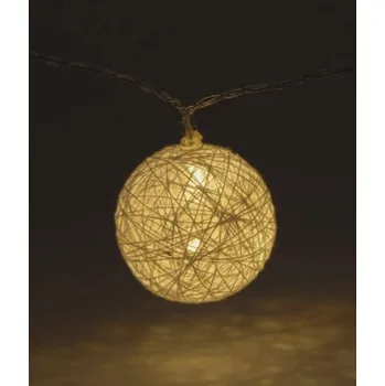 Vánoční dekorace Vánoční osvětlení, LED baňky na baterie 2x1,5V AA