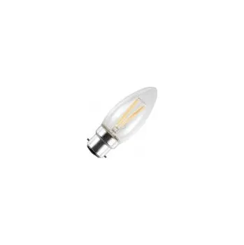 Svíčka Ba22d LED svíčka C35x100mm 150Lm 1,5W 925 stmívatelná čirá Schiefer SIGNAAL & SPECIAALLAMPEN BV L024061502