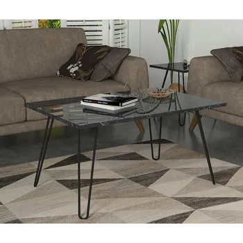 Konferenční stolek Konferenční stolek DEKARA mramor černý