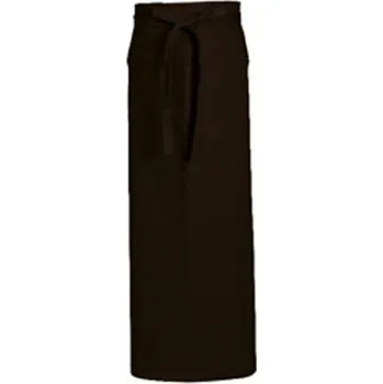 Pracovní zástěra Cg Workwear Milano Dlouhá pracovní zástěra 00111-01 Chocolate 80 x 100 cm