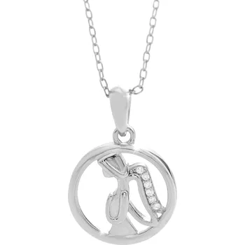 Náhrdelník Stříbrný náhrdelník s přívěskem ve tvaru anděla 436 - FashionM.cz