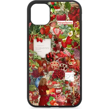 Náhradní kryt pro mobilní telefon Kryt na mobil iPhone strawberry collage iPhone: 8