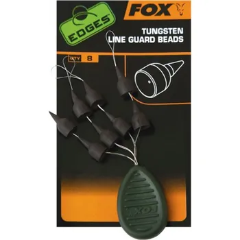 Fox Zarážky Edges Tungsten Line Guard Beads x 8ks
