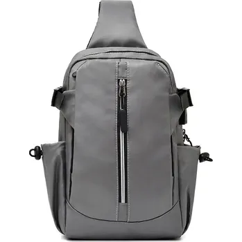 Taška přes rameno s USB nabíjením LE 25623 Šedá