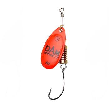 Umělá nástraha Dam Třpytka SingleHook Spinner Red (jednoháček) Váha: 4g