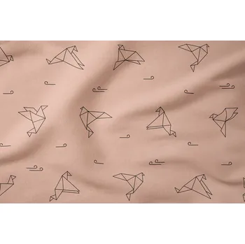 Teplákovina BIRD / STARORŮŽ Typ teplákoviny: nepočesaná – š. 160 cm (EL, 240 g)