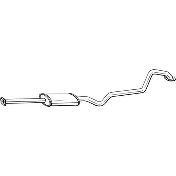 Výfukový systém Střední tlumič výfuku BOSAL 288-099