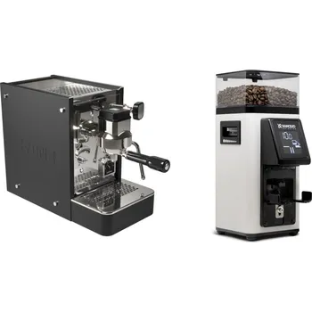 Kávovar Stone Espresso Lite Black + Rancilio STILE, white