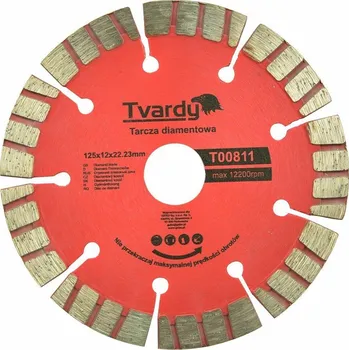 Řezný kotouč TVARDY T00811 Segmentový diamantový kotouč 125x12mm