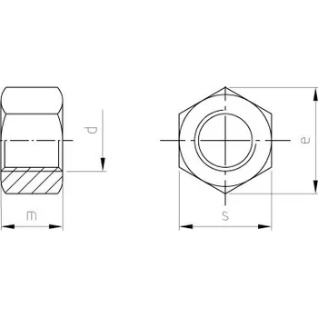Matice Nerezová matice UNI 5587 A2-70 M 8