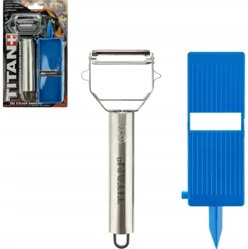 Kuchyňská škrabka Multifunkční nerezová škrabka na ovoce + zeleninu stříbrná