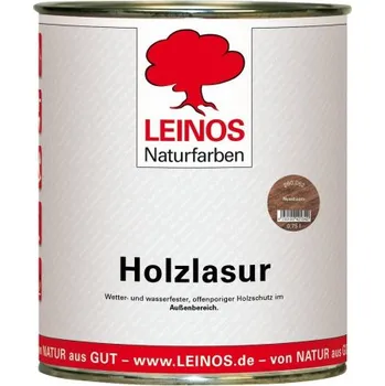 Olej na dřevo LEINOS 260.062 - Venkovní lazura na dřevo 0,75lt LEINOS L-260.062 000750