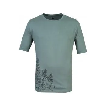 Pánské tričko Hannah FLIT dark forest M; Zelená triko + DÁREK DLE VÝBĚRU!